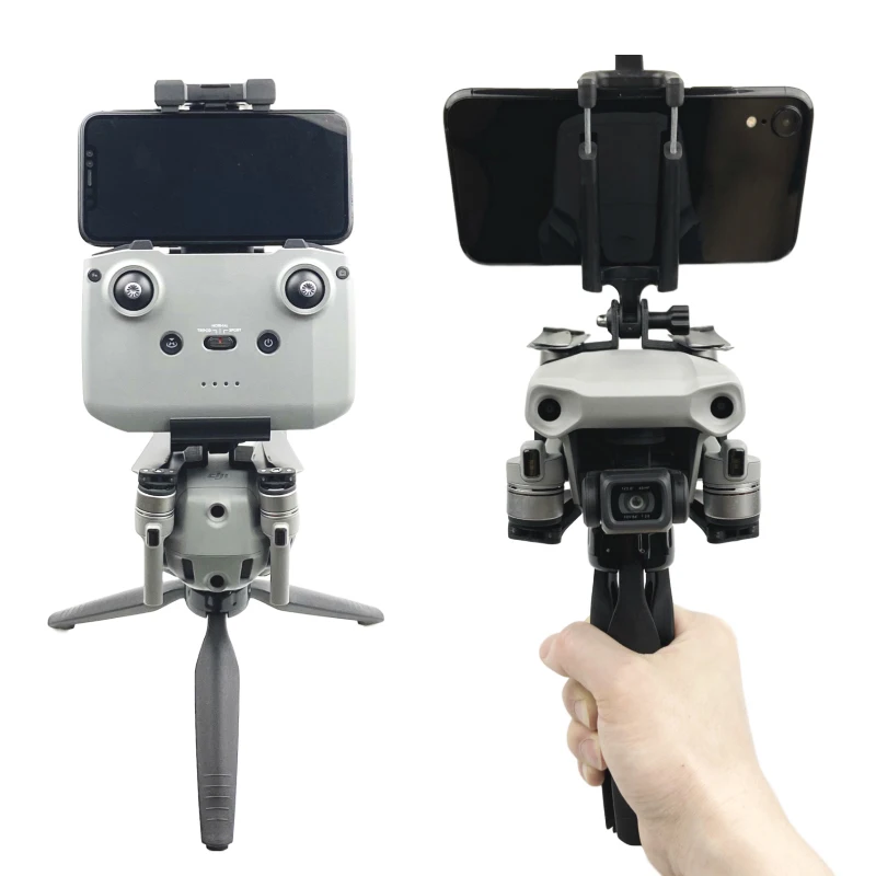 ドローン用ハンドヘルド自撮り棒三脚、携帯電話クリップ、リモコ - Drone Control Stick のレビューと価格