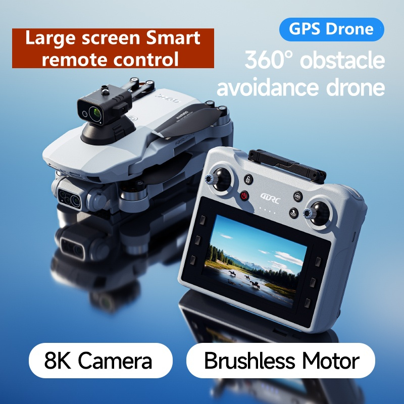 プロ仕様のGPS搭載ドローン。大型スクリーン付きのリモコンで - Drone Controller Screen のレビューと価格