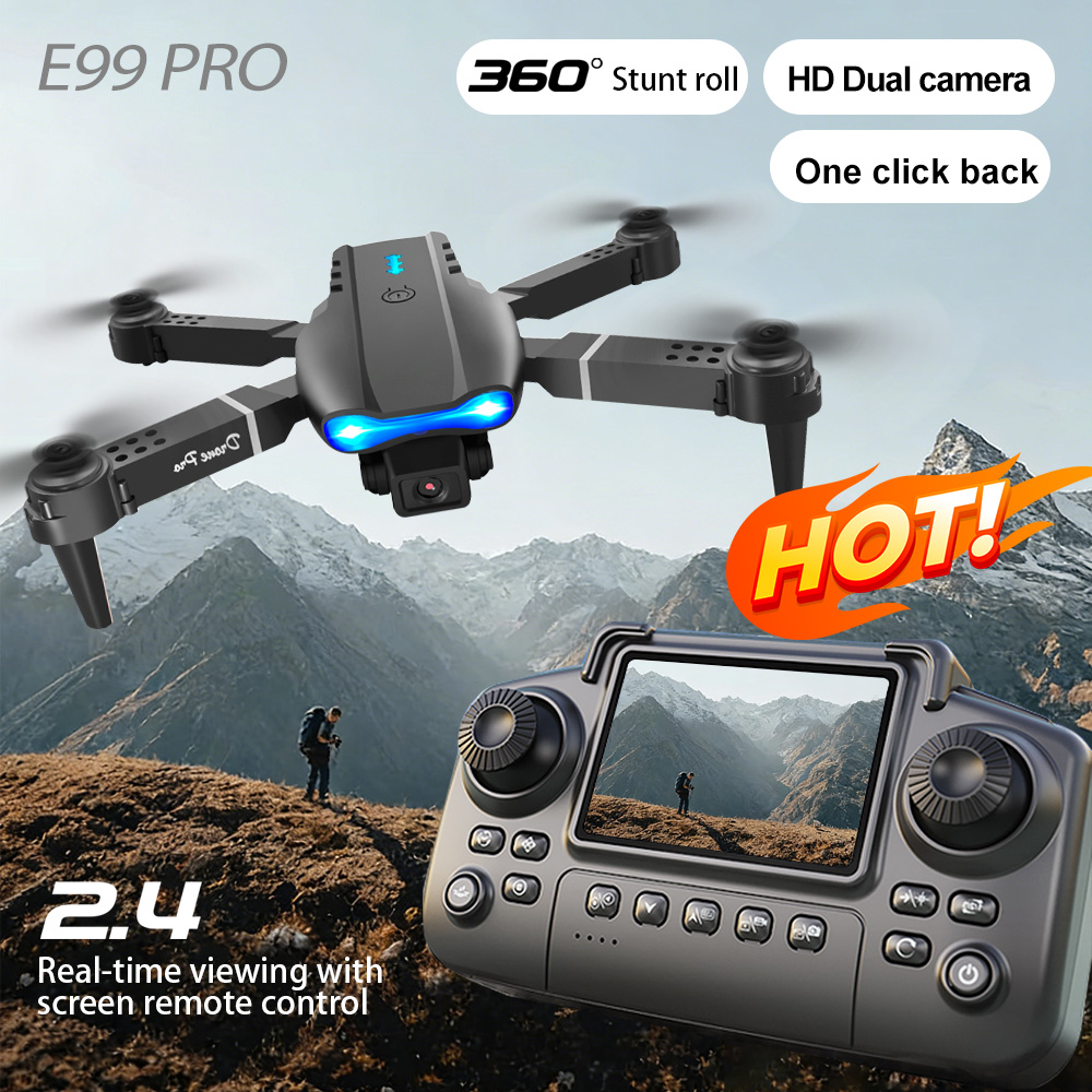 空中ドローン デュアルレンズスイッチ ジェスチャー撮影 ビュ - Drone Battery Adapter のレビューと価格